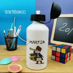 Gourde Personnalisée - Pirate - Cadeau Rentrée Scolaire Pourgarçon