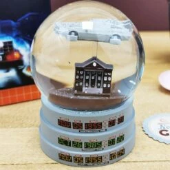 Décoration de Noël -Décoration de Noël boule a neige retour vers le futur