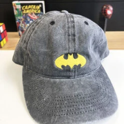 Batman - Casquette Grise Baseball Ajustable