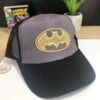 Batman - Casquette Noire Et Grise Ajustable -Décoration de Noël casquette batman grise