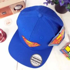 Casquette : Superman -Décoration de Noël casquette snapback superman logo bleu 02