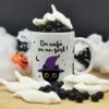Mug Bonbon Chat Noir - Mug Halloween Rempli De 10 Souris Et 100gr De Dragibus Noir -Décoration de Noël chat sorciere mug souris